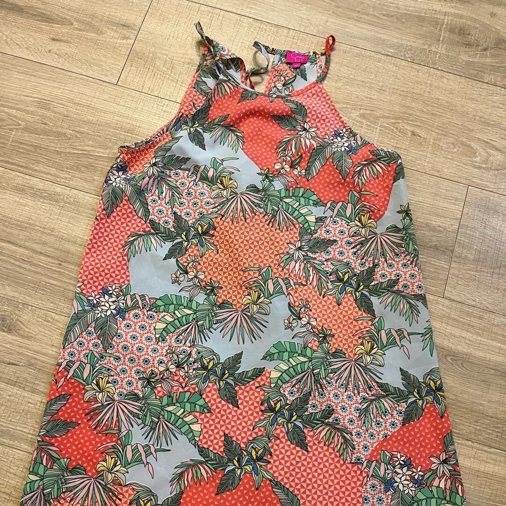 Caroline Hill Island Pink Dress Medium